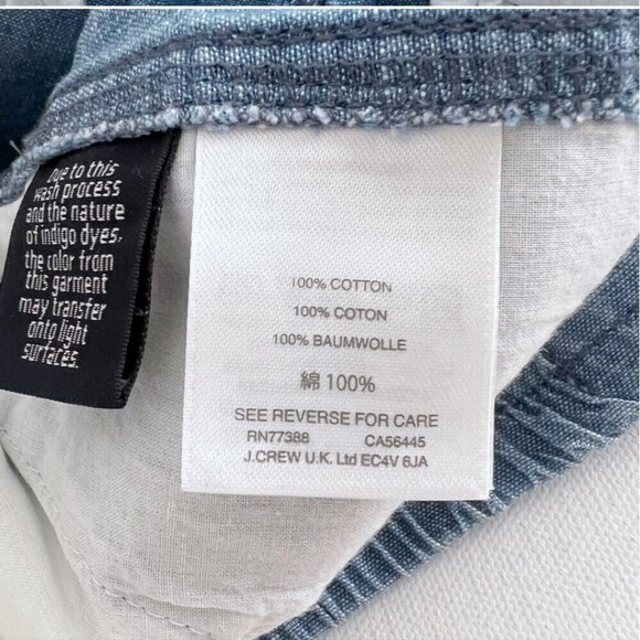 J. Crew Point Sur Seaside Jogger Pant Blue Chambray Cotton Beachy Casual… - Picture 5 of 6